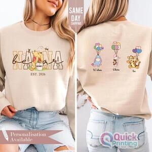 Nana Bear Sweatshirt Mothers Day Gift Grandma Bear Shirt
